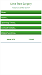 Mobile Screenshot of limetreesurgery.com